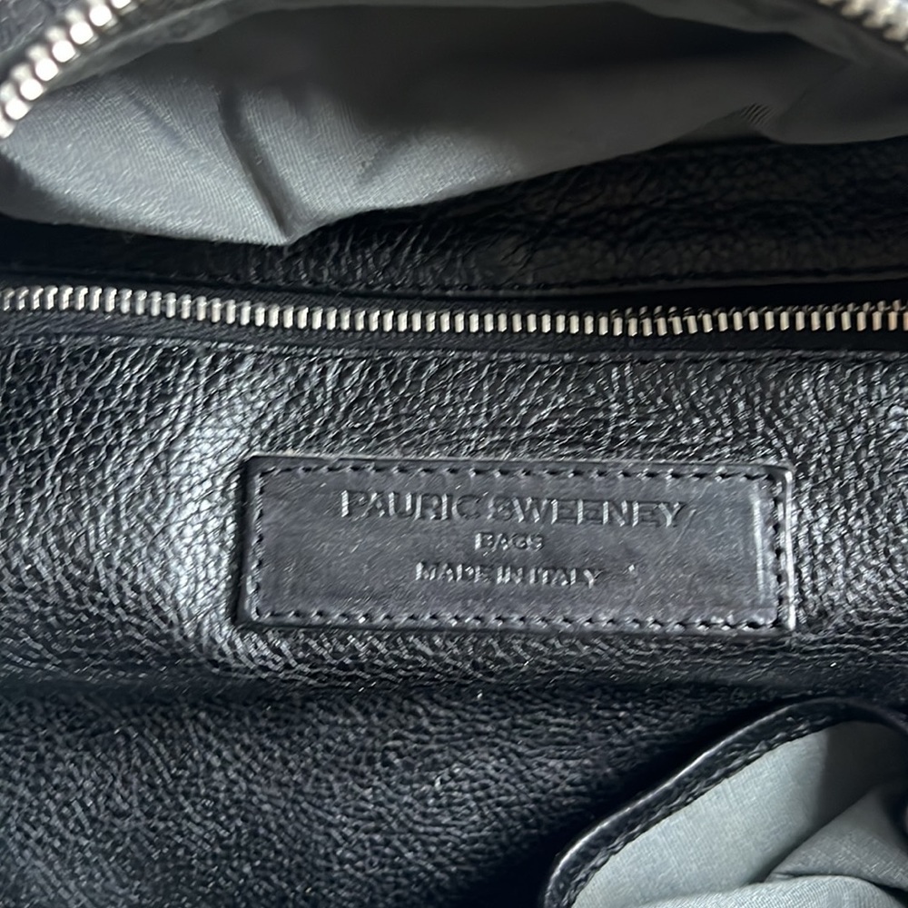 Pauric Sweeney Python Embossed Leather Handbag - image 7